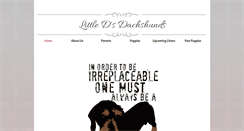 Desktop Screenshot of littledsdachshunds.com